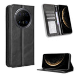 Custodia in pelle con fibbia magnetica per Huawei Pura 80 5G