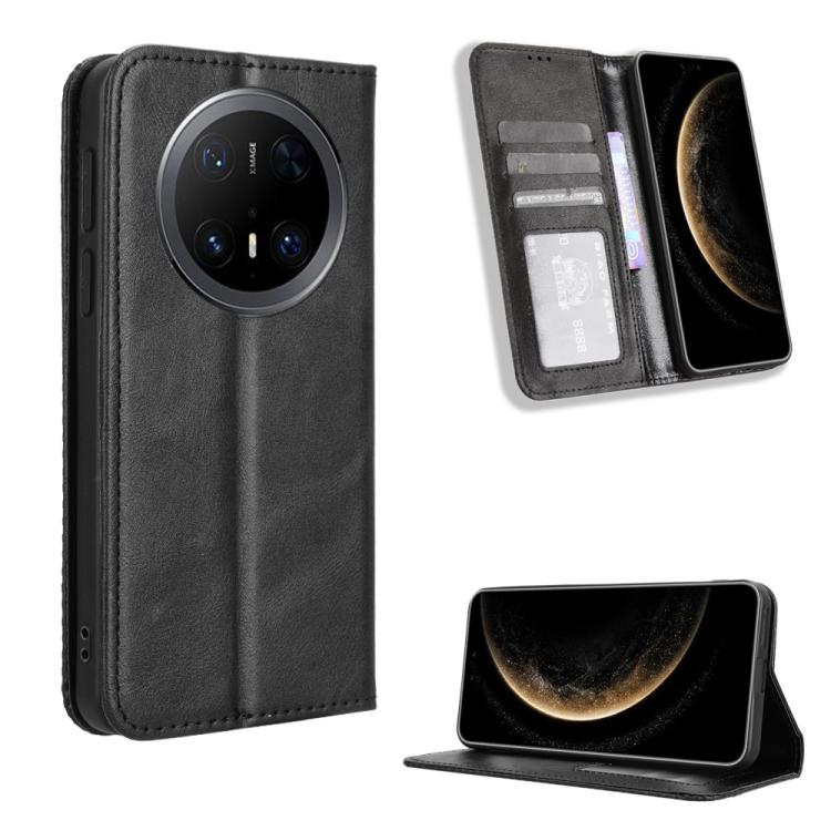 Custodia in pelle con fibbia magnetica per Huawei Pura 80 5G