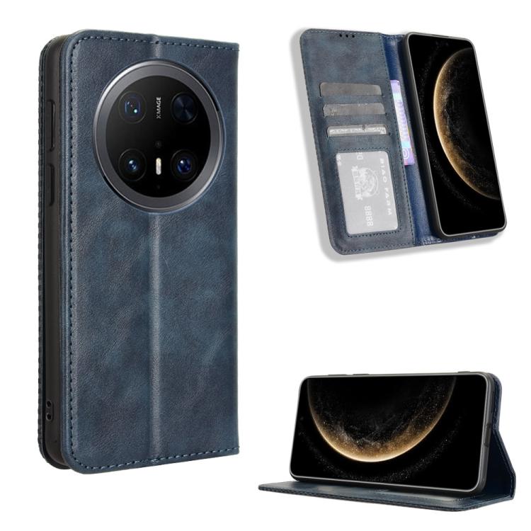 Custodia in pelle con fibbia magnetica per Huawei Pura 80 5G