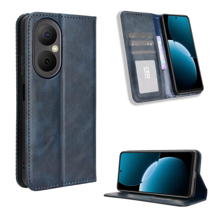 Custodia in pelle con fibbia magnetica per Huawei Pura 80 5G