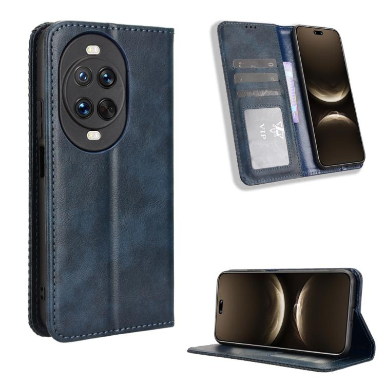 Custodia in pelle con fibbia magnetica per Huawei Pura 80 5G