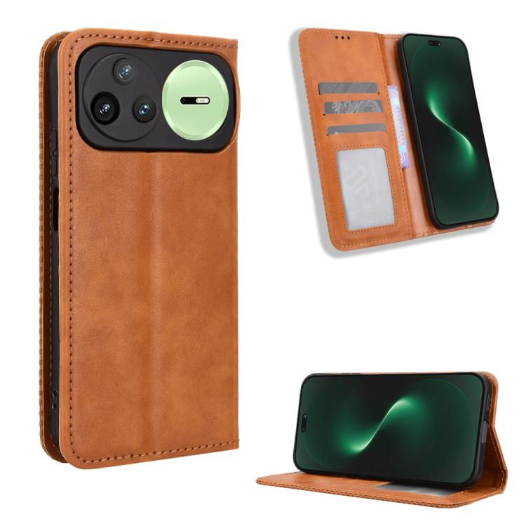 Custodia in pelle con fibbia magnetica per Huawei Pura 90 Pro 5G
