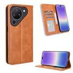 Custodia in pelle con fibbia magnetica per Huawei Pura 90 Pro 5G