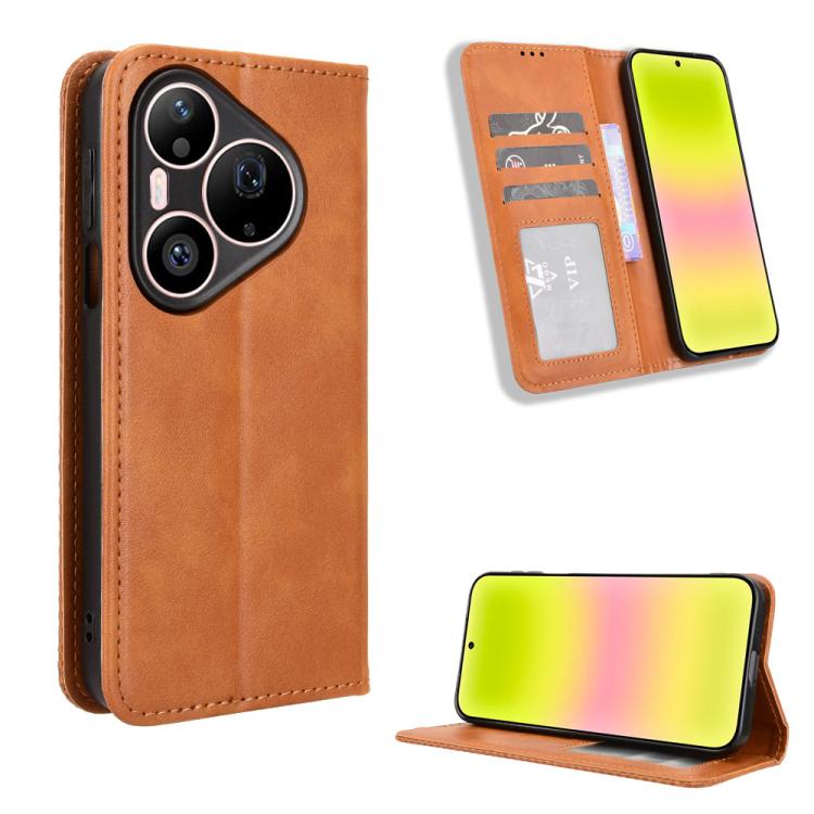 Custodia in pelle con fibbia magnetica per Huawei Pura 90 Pro 5G