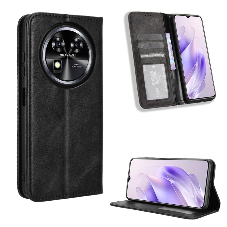 Custodia in pelle con fibbia magnetica per Oukitel C50 e modelli compatibili
