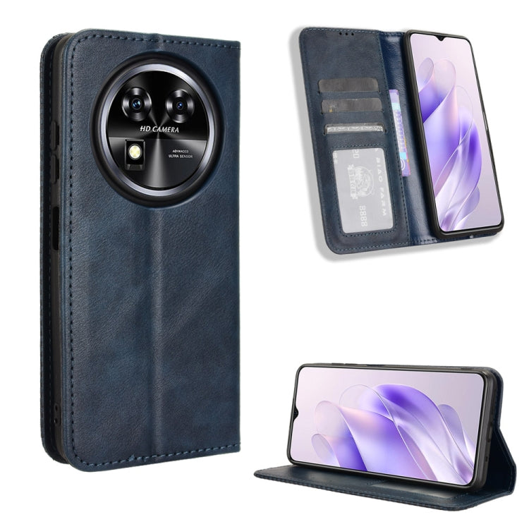Custodia in pelle con fibbia magnetica per Oukitel C50 e modelli compatibili
