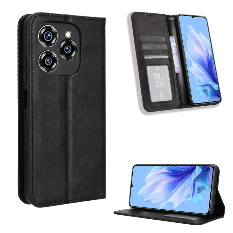 Custodia in pelle con fibbia magnetica per Oukitel C50 e modelli compatibili