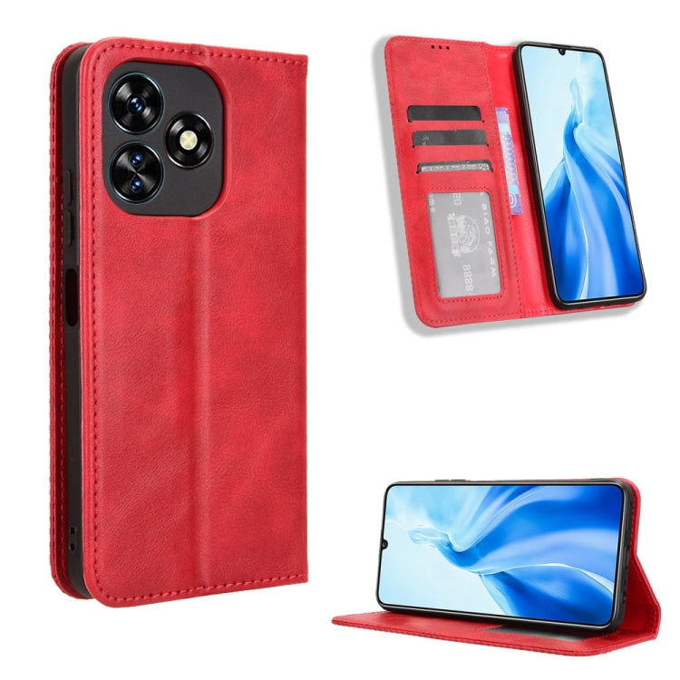 Custodia in pelle con fibbia magnetica per Oukitel C50 e modelli compatibili