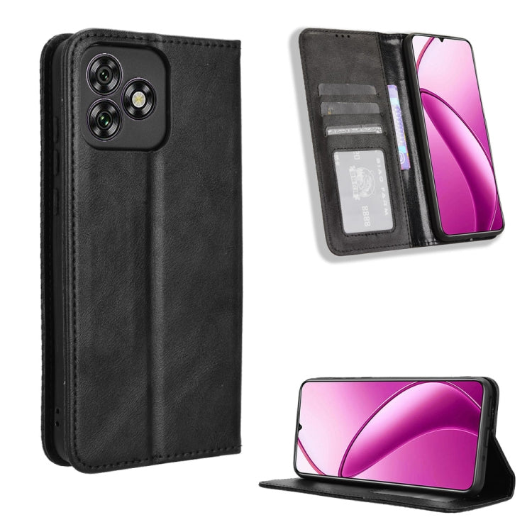 Custodia in pelle con fibbia magnetica per Oukitel C50 e modelli compatibili