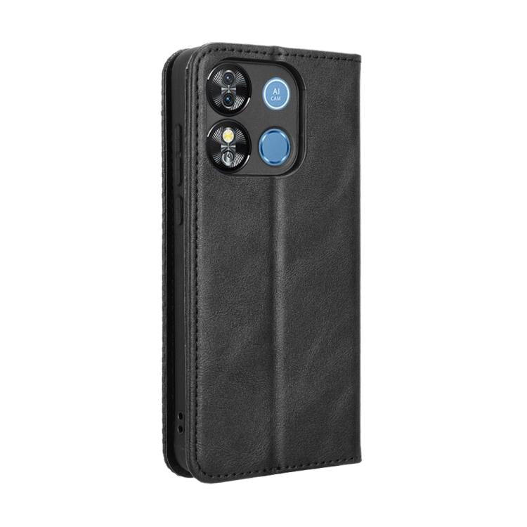 Custodia in pelle con fibbia magnetica per Oukitel C50 e modelli compatibili
