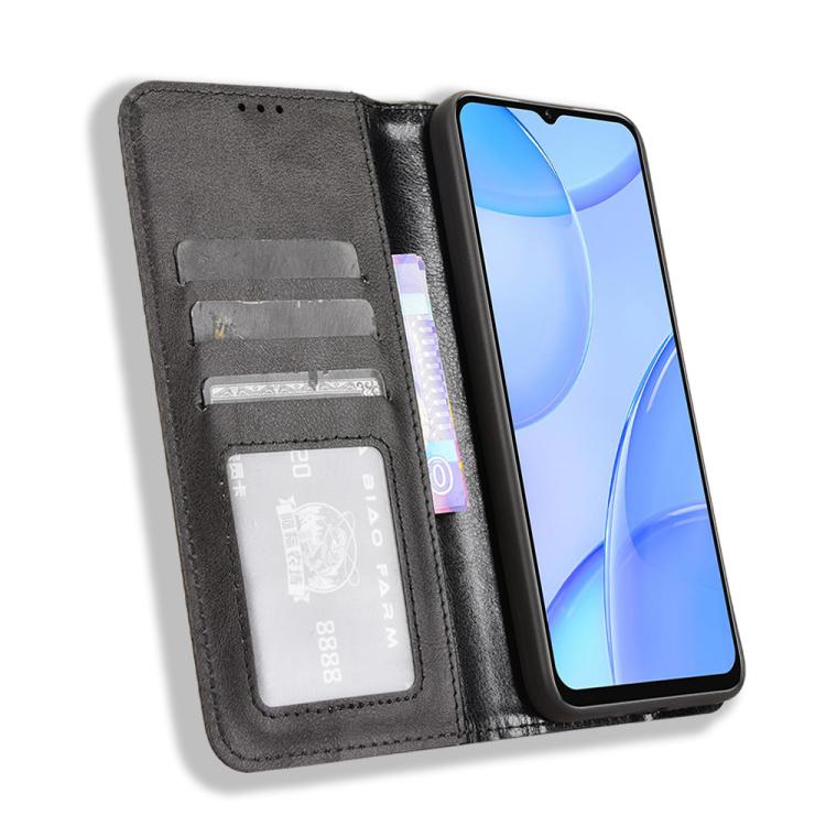 Custodia in pelle con fibbia magnetica per Oukitel C50 e modelli compatibili