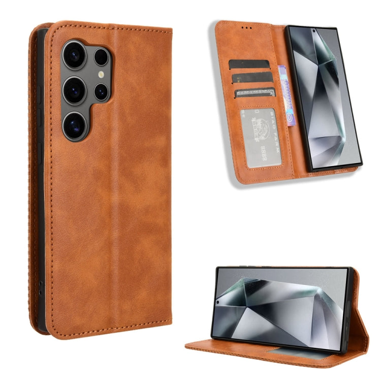 Custodia portafoglio in pelle con fibbia magnetica Samsung