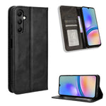 Custodia portafoglio in pelle con fibbia magnetica per smartphone