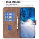 Custodia portafoglio in pelle goffrata per Samsung Galaxy S20 FE