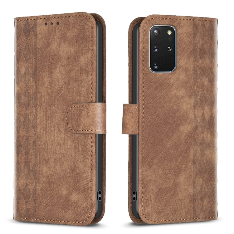Custodia portafoglio in pelle goffrata per Samsung Galaxy S20 FE
