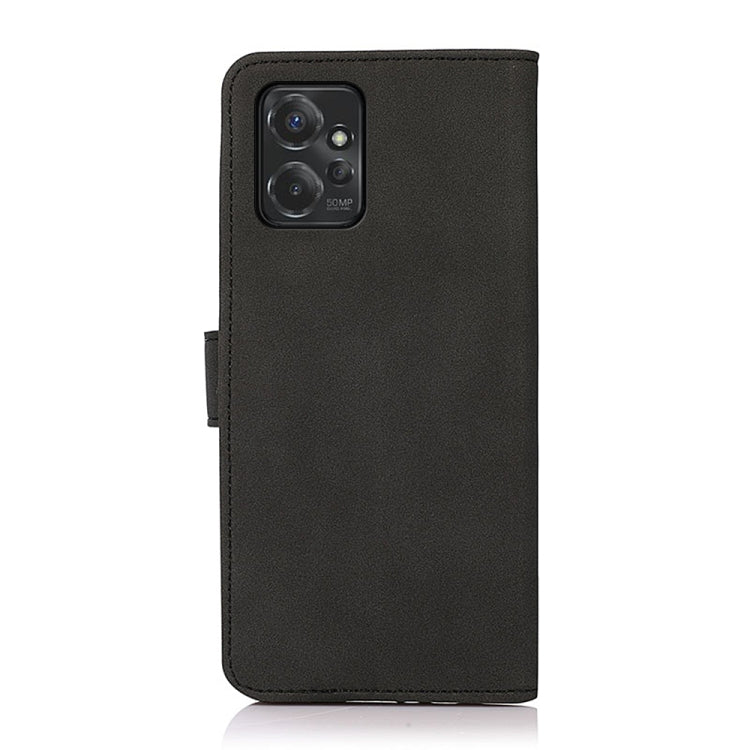 KHAZNEH Custodia per telefono in pelle con trama opaca, For Motorola Moto G Power 2023, For Motorola Moto Edge 40