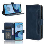 Custodia in pelle con slot per schede per Motorola Moto G54, Edge 40 Neo, Moto