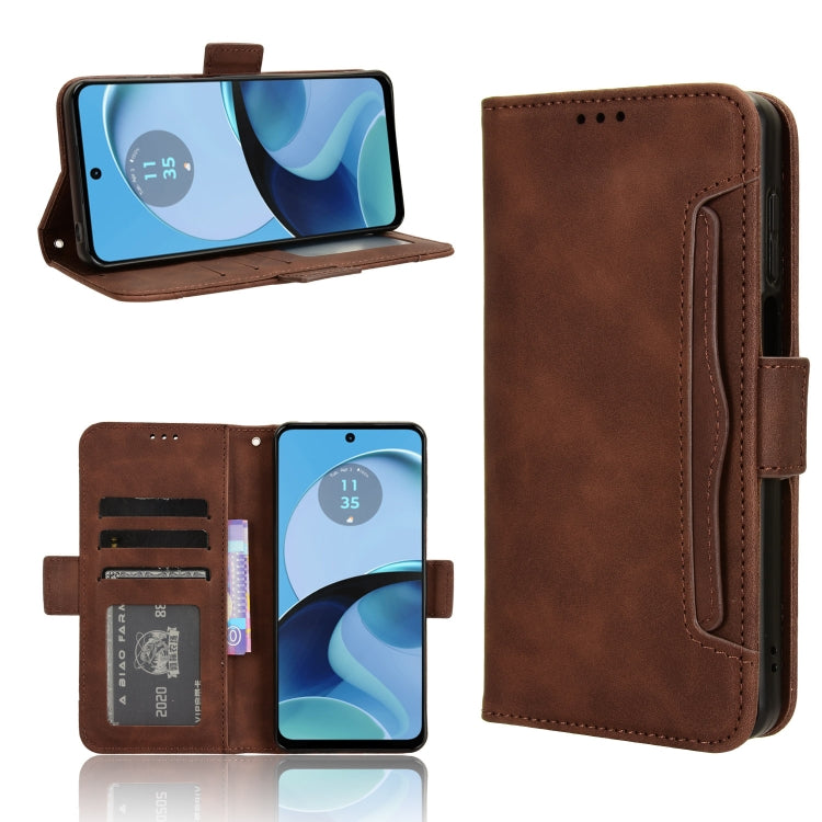 Custodia in pelle con slot per schede per Motorola Moto G54, Edge 40 Neo, Moto