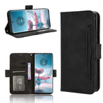 Custodia in pelle con slot per schede per Motorola Moto G54, Edge 40 Neo, Moto