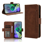 Custodia in pelle con slot per schede per Motorola Moto G54, Edge 40 Neo, Moto
