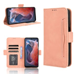 Custodia in pelle con slot per schede per Motorola Moto G34 e modelli