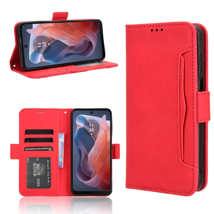 Custodia in pelle con slot per schede per Motorola Moto G34 e modelli