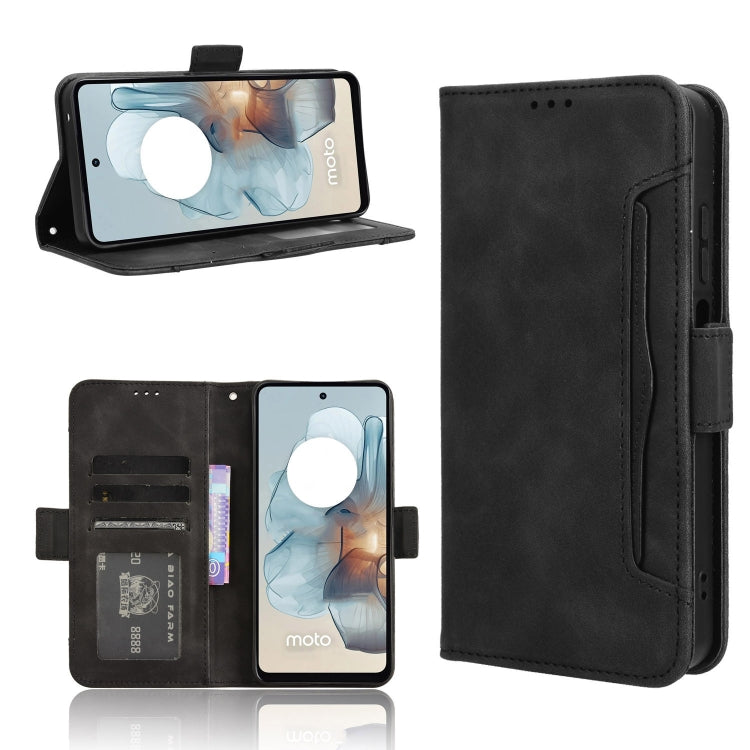 Custodia in pelle con slot per schede per Motorola Moto G34 e modelli