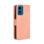 Custodia in pelle con slot per schede per Motorola Moto G34 e modelli