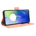 Custodia in pelle con slot per schede per Motorola Moto G34 e modelli