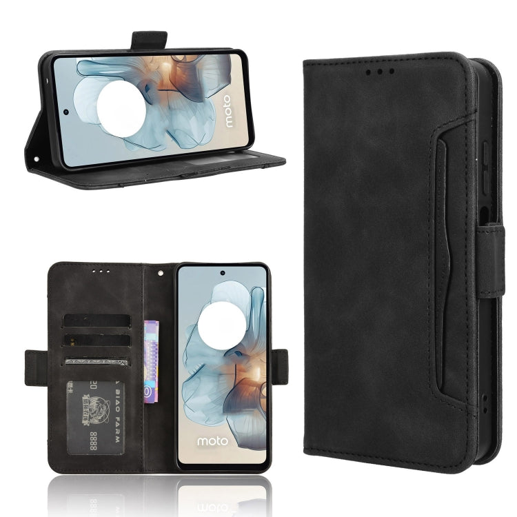 Custodia in pelle con slot per schede per Motorola Moto G34 e modelli