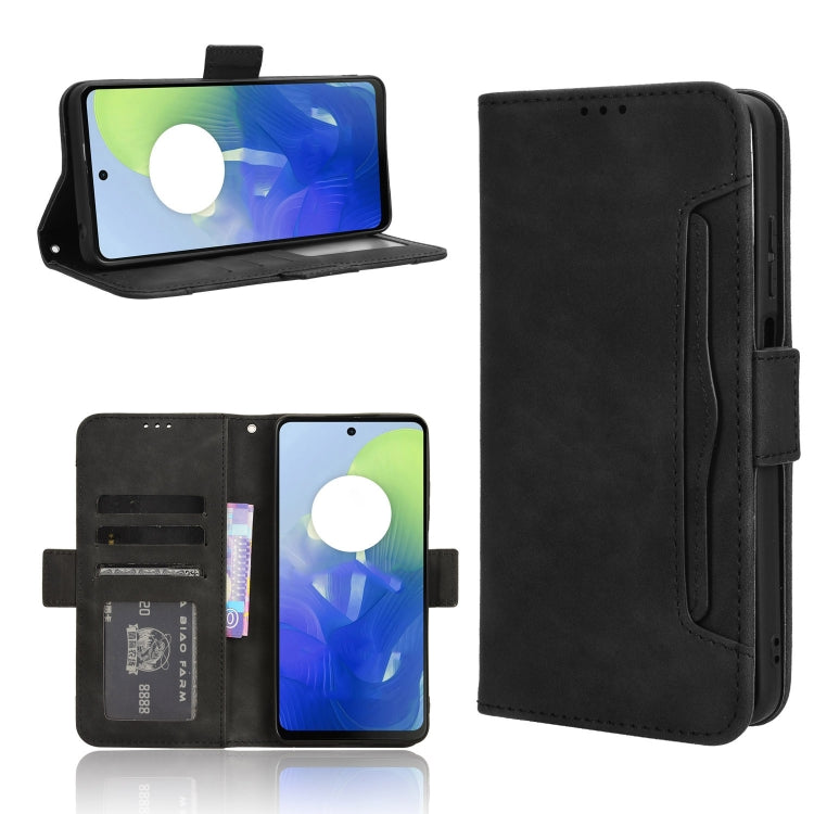 Custodia in pelle con slot per schede per Motorola Moto G64 5G e modelli