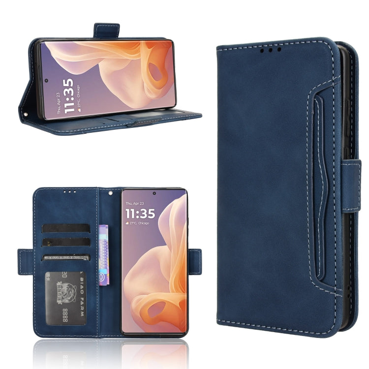 Custodia in pelle con slot per schede per Motorola Moto G64 5G e modelli
