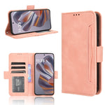 Custodia in pelle con slot per schede per Motorola Moto S50 5G e Edge 50 Neo