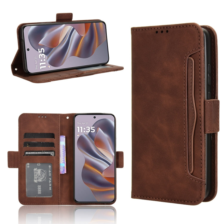Custodia in pelle con slot per schede per Motorola Moto S50 5G e Edge 50 Neo
