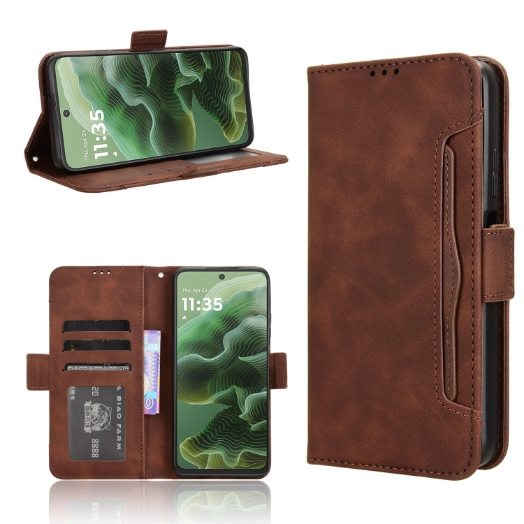 Custodia in pelle con slot per schede per Motorola Moto S50 5G e Edge 50 Neo
