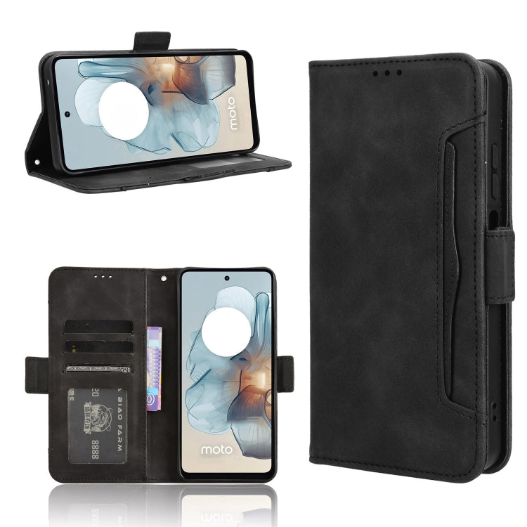 Custodia in pelle con slot per schede per Motorola Moto G64 5G e modelli