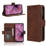 Custodia in pelle con slot per schede per Motorola Moto S50 5G e Edge 50 Neo