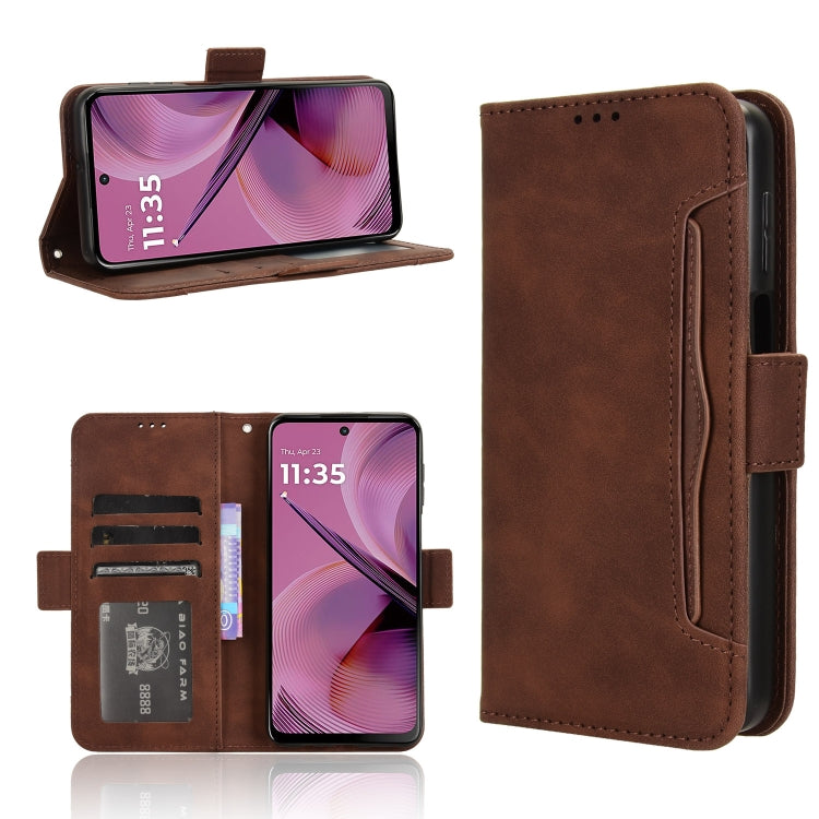 Custodia in pelle con slot per schede per Motorola Moto S50 5G e Edge 50 Neo