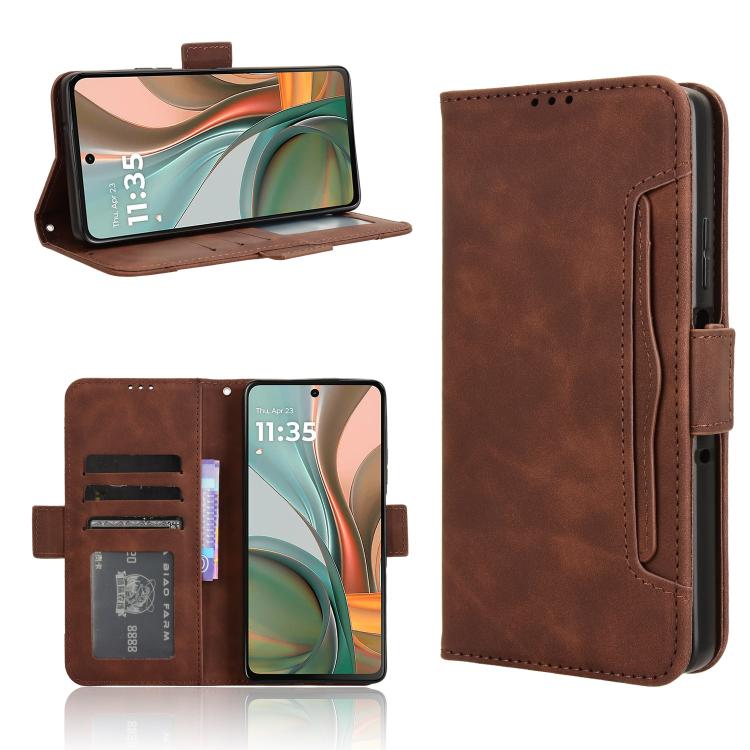 Custodia in pelle con slot per schede per Motorola Moto S50 5G e Edge 50 Neo