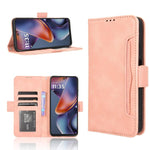 Custodia in pelle con slot per schede per Motorola Moto G05 e Moto E15