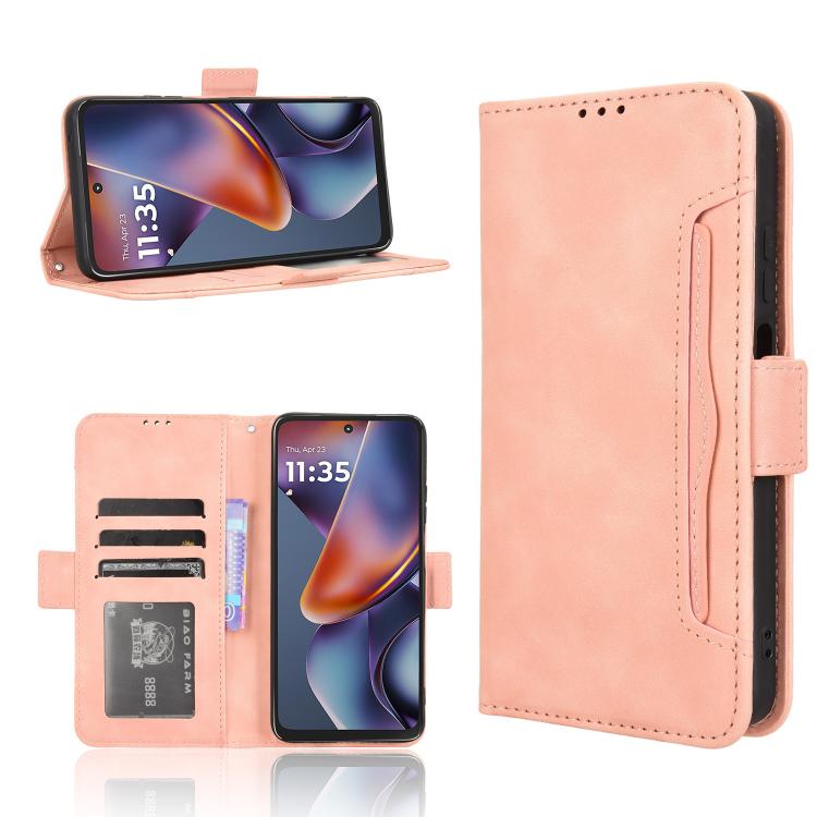 Custodia in pelle con slot per schede per Motorola Moto G05 e Moto E15