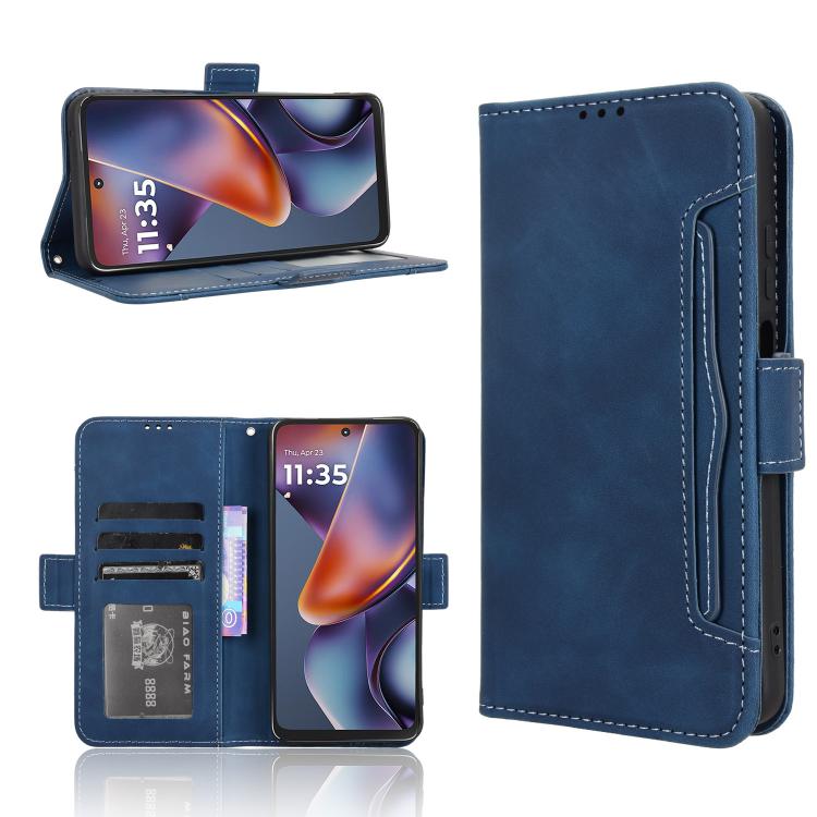 Custodia in pelle con slot per schede per Motorola Moto G05 e Moto E15