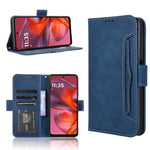 Custodia in pelle con slot per schede per Motorola Moto G05 e Moto E15