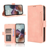 Custodia in pelle con slot per schede per Motorola Moto G06 e Edge 70 5G