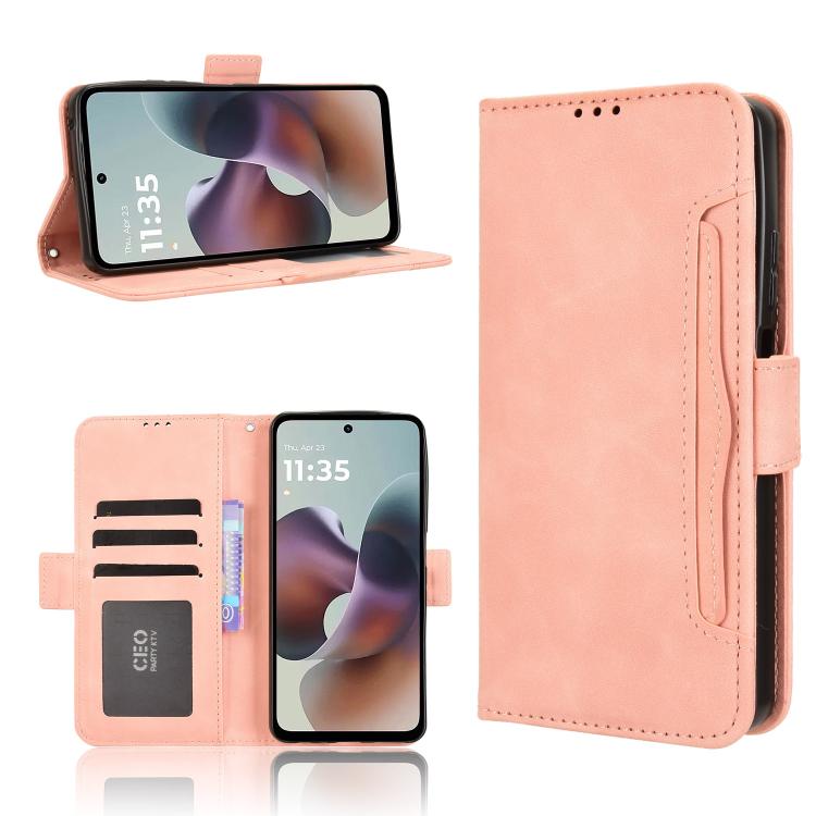 Custodia in pelle con slot per schede per Motorola Moto G06 e Edge 70 5G