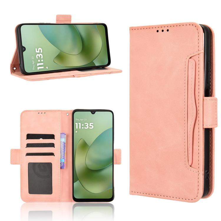 Custodia in pelle con slot per schede per Motorola Moto G06 e Edge 70 5G