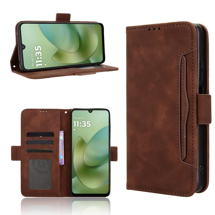Custodia in pelle con slot per schede per Motorola Moto G06 e Edge 70 5G