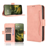 Custodia in pelle con slot per schede per Motorola Moto G06 e Edge 70 5G