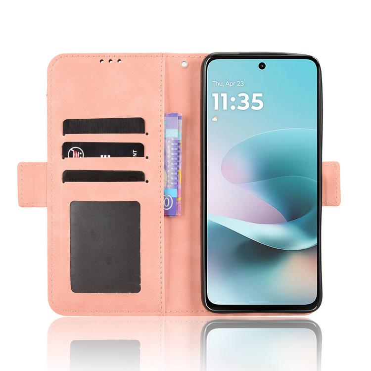 Custodia in pelle con slot per schede per Motorola Moto G06 e Edge 70 5G