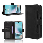 Custodia in pelle con slot per schede per Motorola Moto G06 e Edge 70 5G